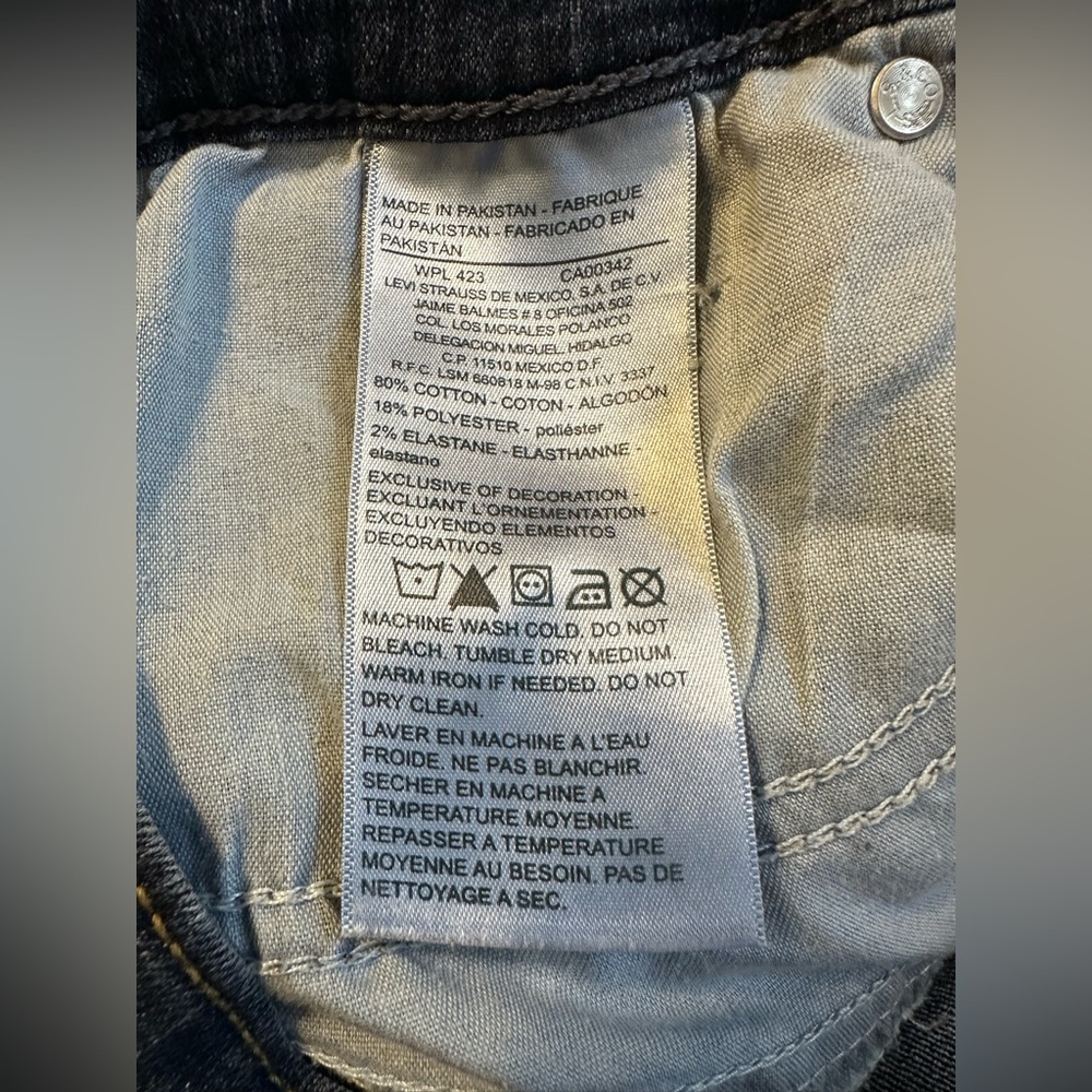 Signature by Levi Strauss Size 10 Modern Skinny Shorts Pre-owned - Picture 6 of 7